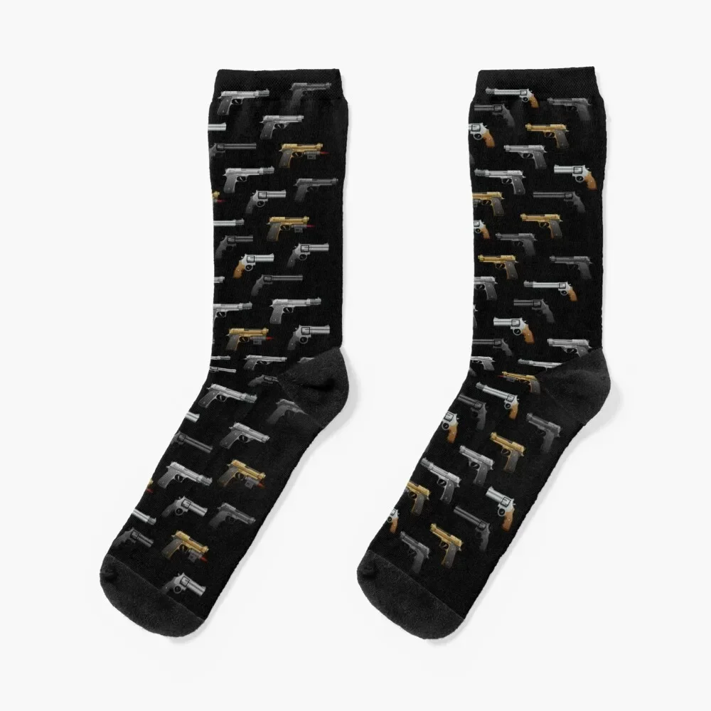 

Pistols & Revolvers Socks hip hop winter gifts FASHION Socks Men's Women's