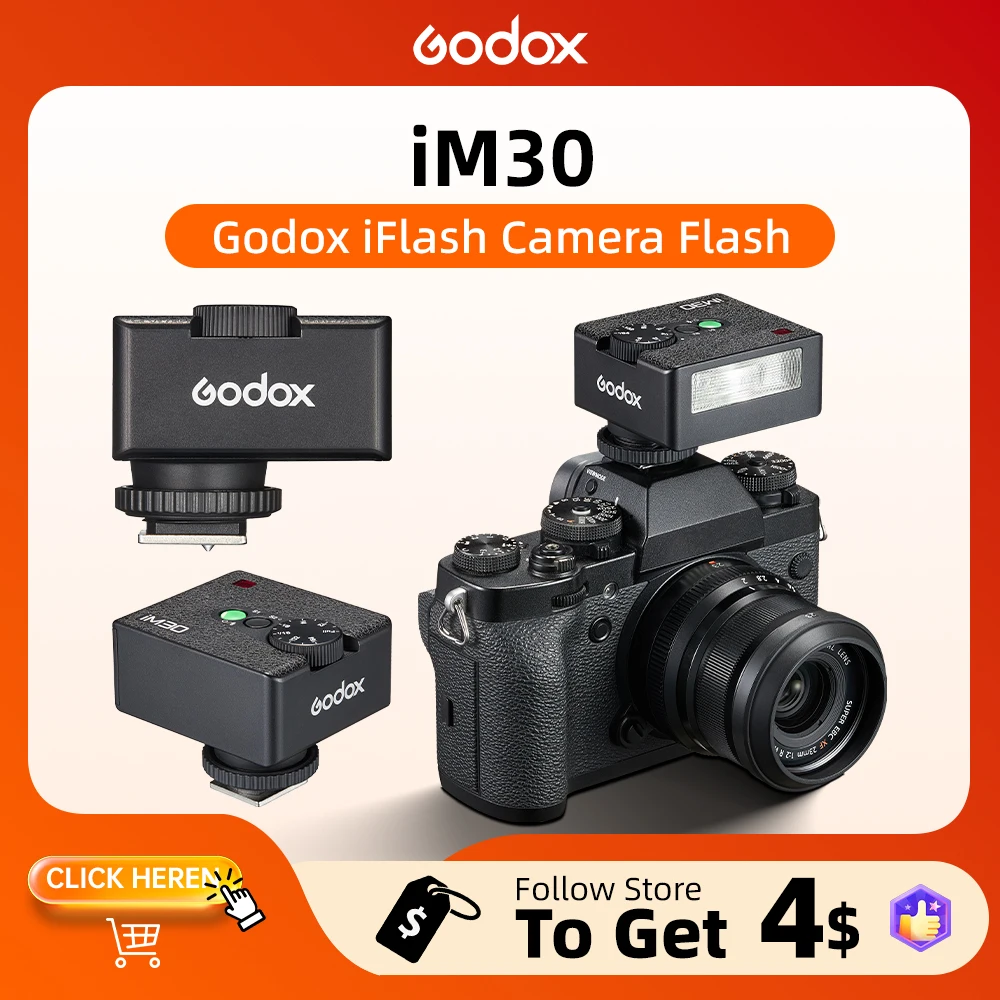 flash-para-camara-godox-im30pro-flash-automatico-con-cabezal-flexible-multiangulo-retro-para-camara-sin-espejo-con-montura-hot-shoe