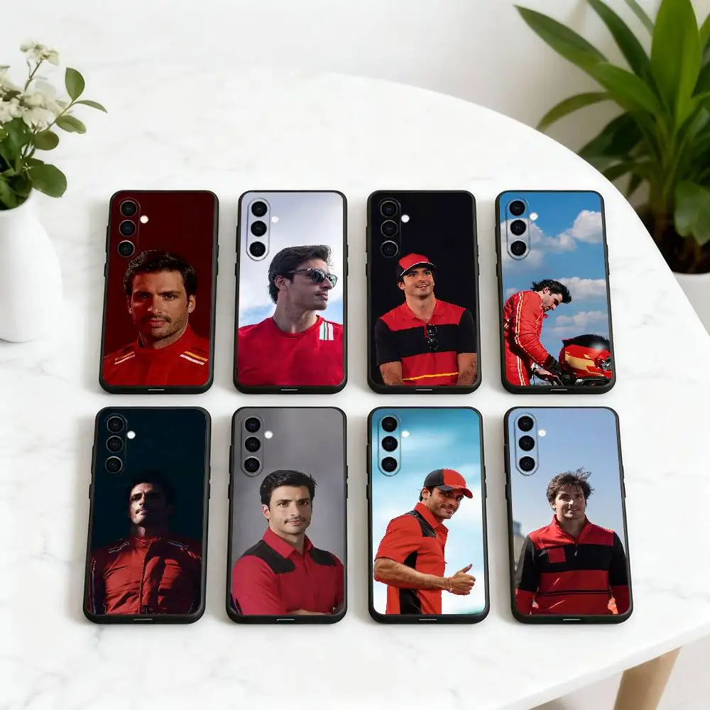 

Spain C-Carlos S-Sainz CS Phone Case For Samsung Galaxy A73,A72,A71,A70,A53,A52,A51,Others Soft Black Cover