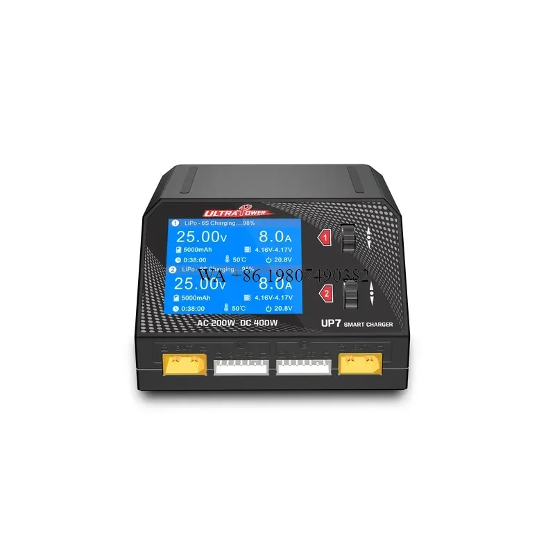 wmwmnu for ZBD Power UP7 10A Smart Balance Charger Discharger Dual Channel 200W AC 400W DC for LiPo LiHV Lilon LiFe RC Models