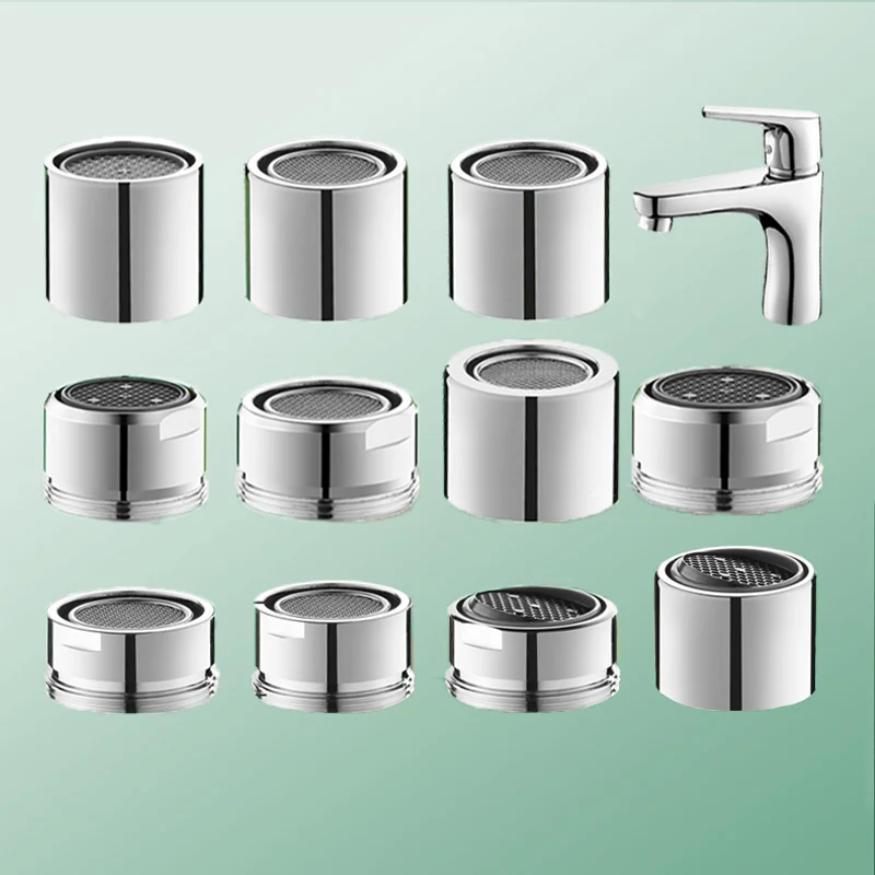 

Сменный аэратор для смесителя с внутренней резьбой, хромированная насадка для раковины в ванной комнате, твердая латунь, аэраторы для кухонной мойки, фильтр-распылитель