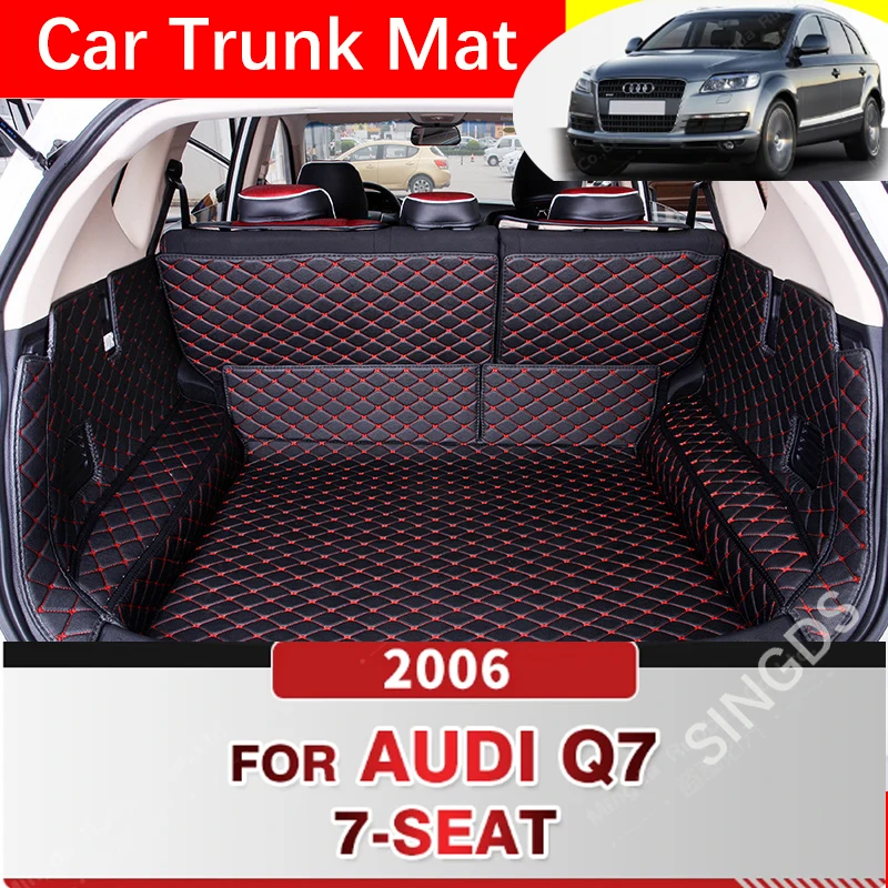 

Auto Full Coverage Trunk Mat For Audi Q7 7-Seat 2006 Anti-Dirty Car Boot Cover Pad Cargo Liner Interior Protector Accessories