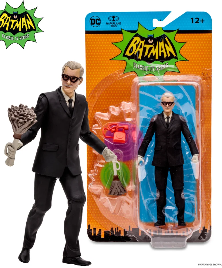 McFarlane Toys Space Batman Alfred Pennyworth Nightwing Bookworm Wax Robin The Riddler DC Retro: Batman 66 Comic Figure