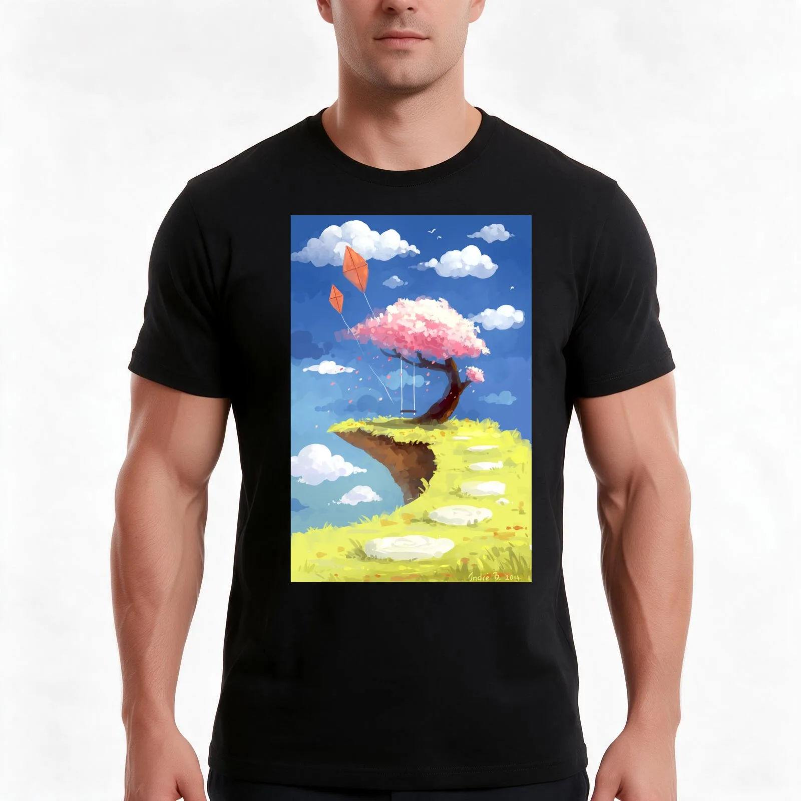 Secret Place T-Shirt, Summer Casual Cotton Tee, Oversized Streetwear Tops, Vintage Graphic Print, Loose Fit Short Sleeve
