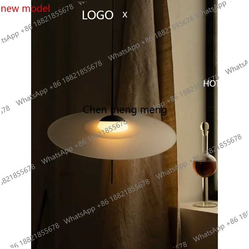 

Rotating restaurant chandelier, Nordic high-end round table, hotel and bed lights F132
