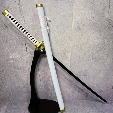 40inch Roronoa Zoro Katana Wooden Ninja Knife Real Size Japonesa Katana Original Samurai Sabre Sword Anime Cosplay Prop Gift