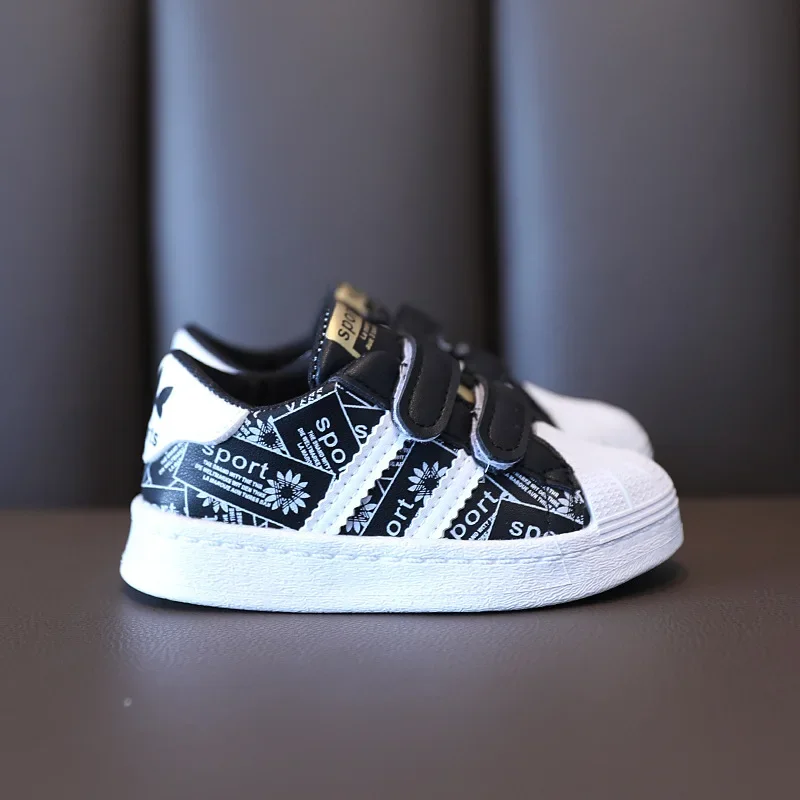 Scarpe per bambini per neonate e ragazzi antiscivolo fondo in gomma morbida Sneaker per bambini scarpe basse Casual taglia per bambini 21-30