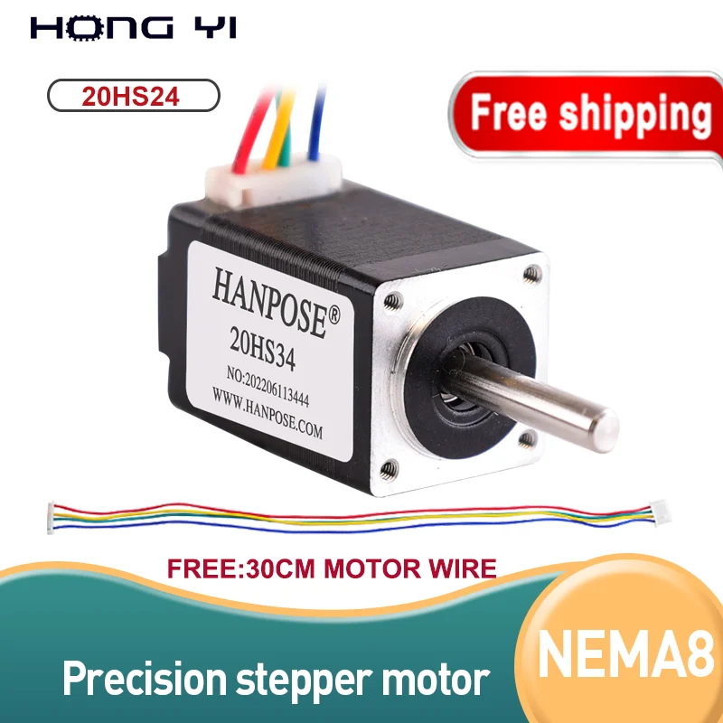 

Nema8 Stepper motor 20HS34 20 Series motor 21mN.m 0.8A 1.8 degree High Torque for CNC XYZ 3D Printer