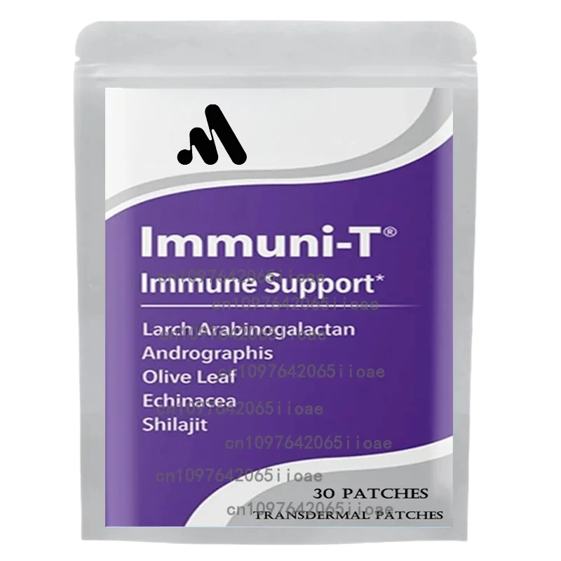 

30 Patches Immune System Booster Transdermal Patches with Elderberry, Echinacea, Andrographis, Arabinogalactans Immunity Boost
