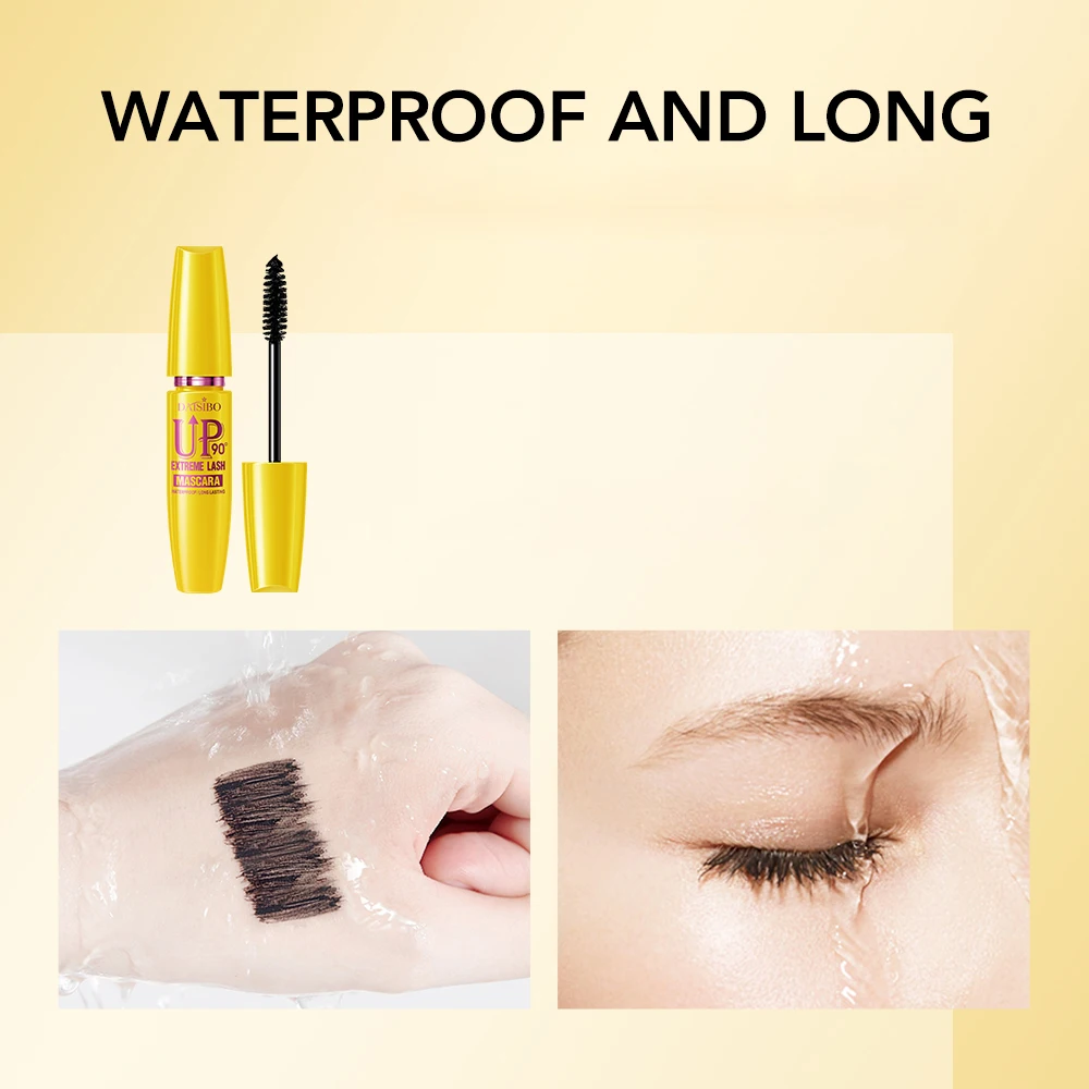 عين مقاومة للماء سوداء - تركيبة ألياف سائلة تدوم للغاية، 360 درجة ° فرشاة حلزونية، مناسبة لجميع أنواع البشرة #5