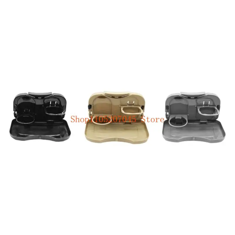 37cd Multifunctional Vehicle Seat Back Organizer Mounted Table Tray For Food Drinks Laptops Phones And Stable Cup Placement