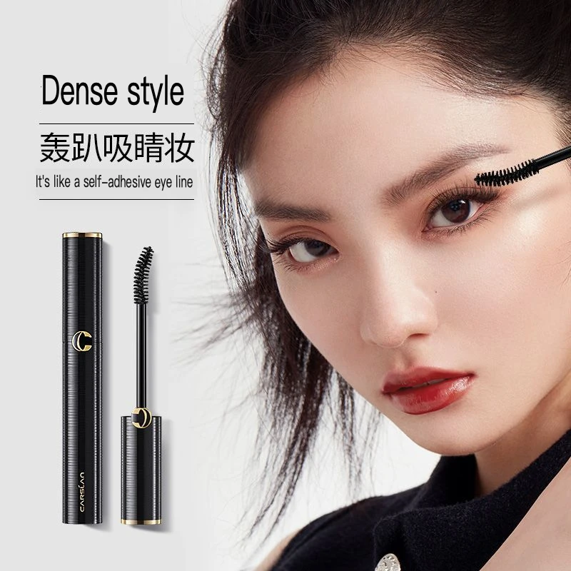 Kazilan Eye Black Waterproof Slim Thick Curly Long-Lasting Mascara for Intense Volume And Length Eyelashes Enhancer