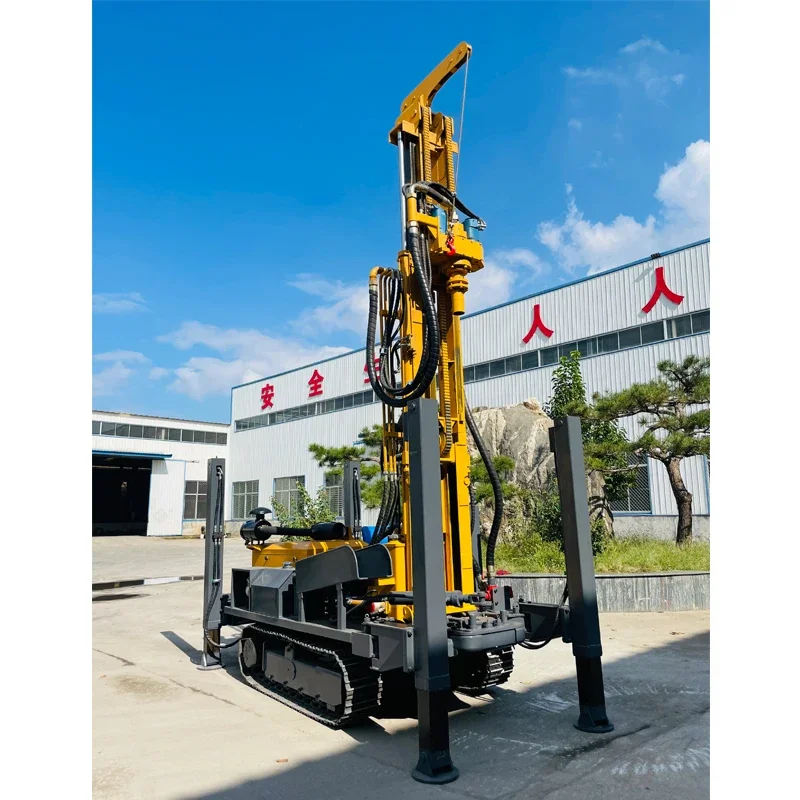 Mine Drilling Rig 100m, 150m, 200m, 300m, 350m, 600 Mounted Water Well Drilling Rig Machine For Sale