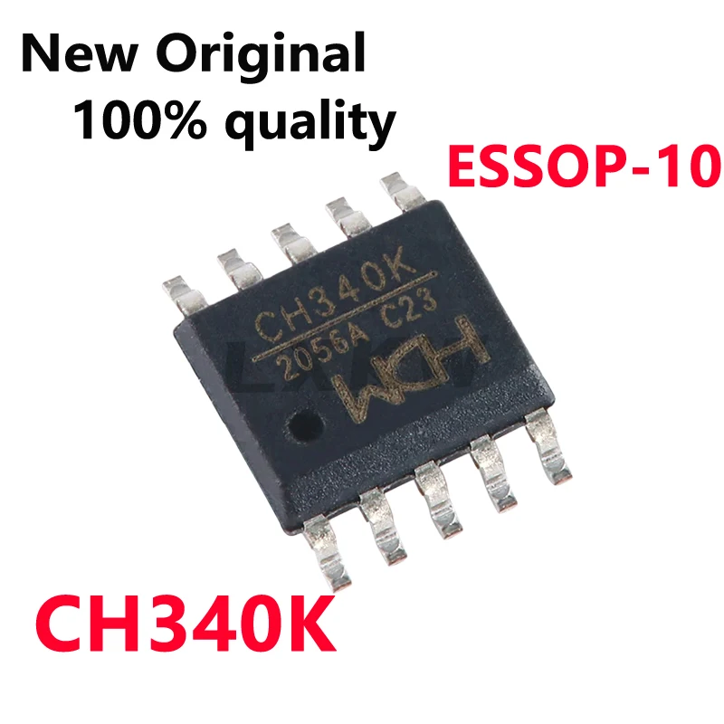 5-10/PCS New CH340K ESSOP-10 USB-to-serial port chip In Stock