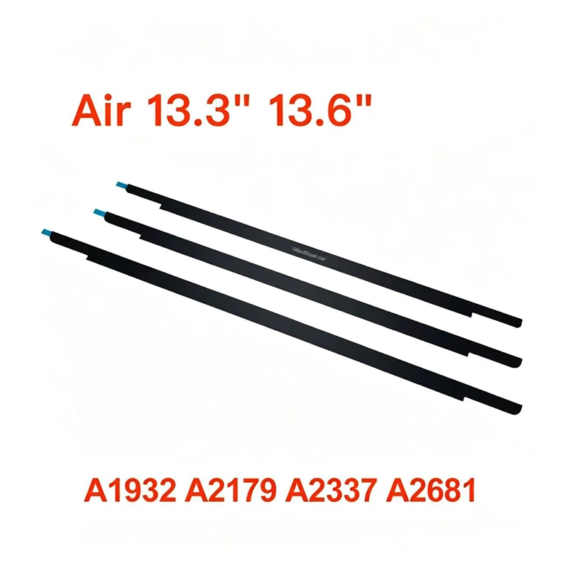New A1932 A2179 A2337 A2681 LCD Screen Glass Trim Logo Bezel Front Cover for MacBook Air logo bezel Gray Silver