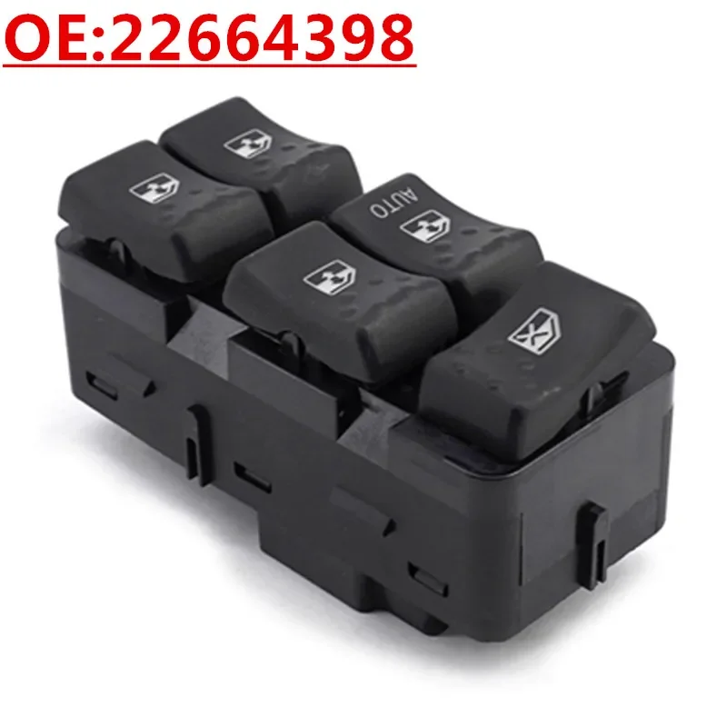 

New OE:22664398 Left Front Power Window Master Control Switch For Chevrolet/Buick