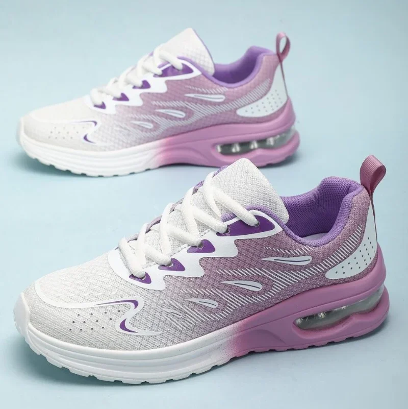 

2025 New Sneaker Women Walking Shoes Womens Fashion Air Cushion Mesh Breathable Tennis Sport Shoes