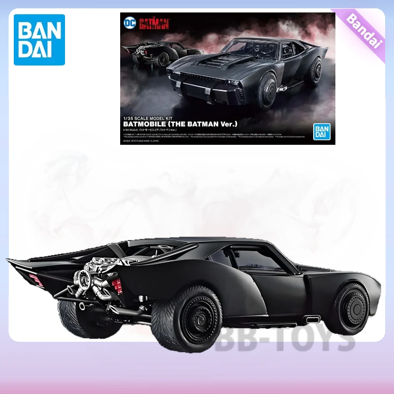 In Stock Bandai Original Anime Figure 1/35 BATMOBILE THE BATMAN VER. Action Figure Toys Gift Collectible Model Ornaments