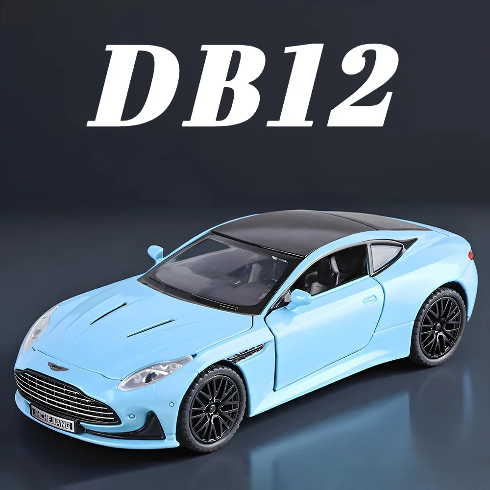 Modèle de voiture de sport Vulcan DB12 1:32, jouet en alliage moulé sous pression, modèles de traction, véhicules de Collection, modèles cadeaux de vacances pour garçons