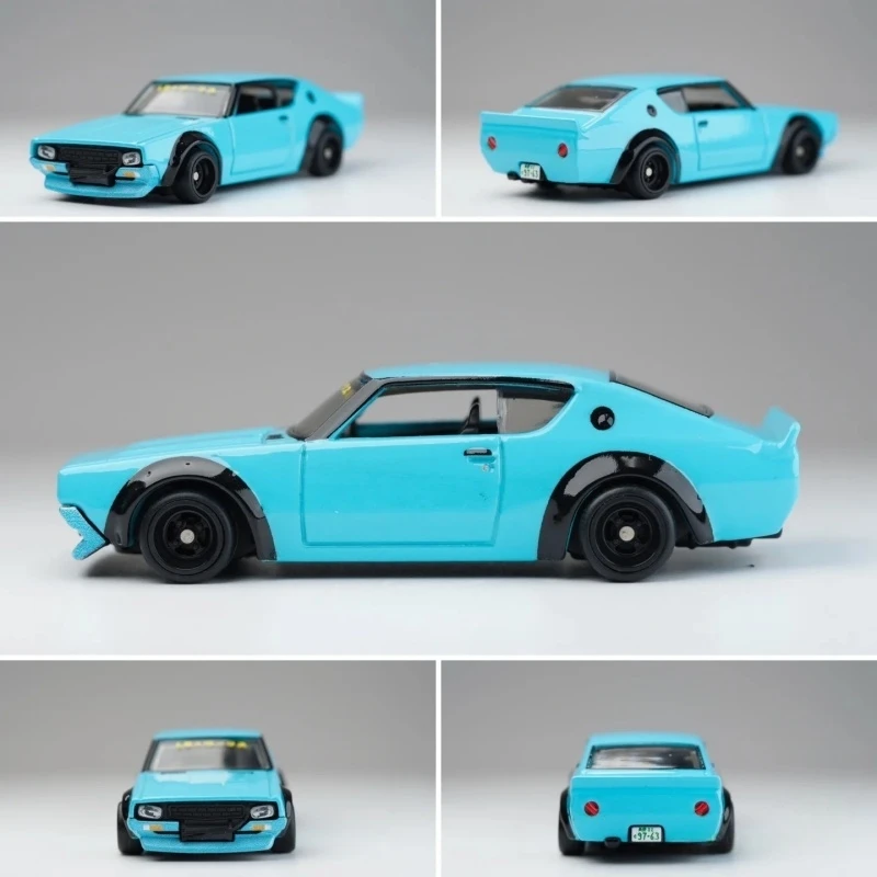 Original 2025 HotWheels 1/64 รถขนส่งทีมรุ่นFLF56 Nissan Skyline Chevrolet Mercedesจําลองสะสมรุ่น