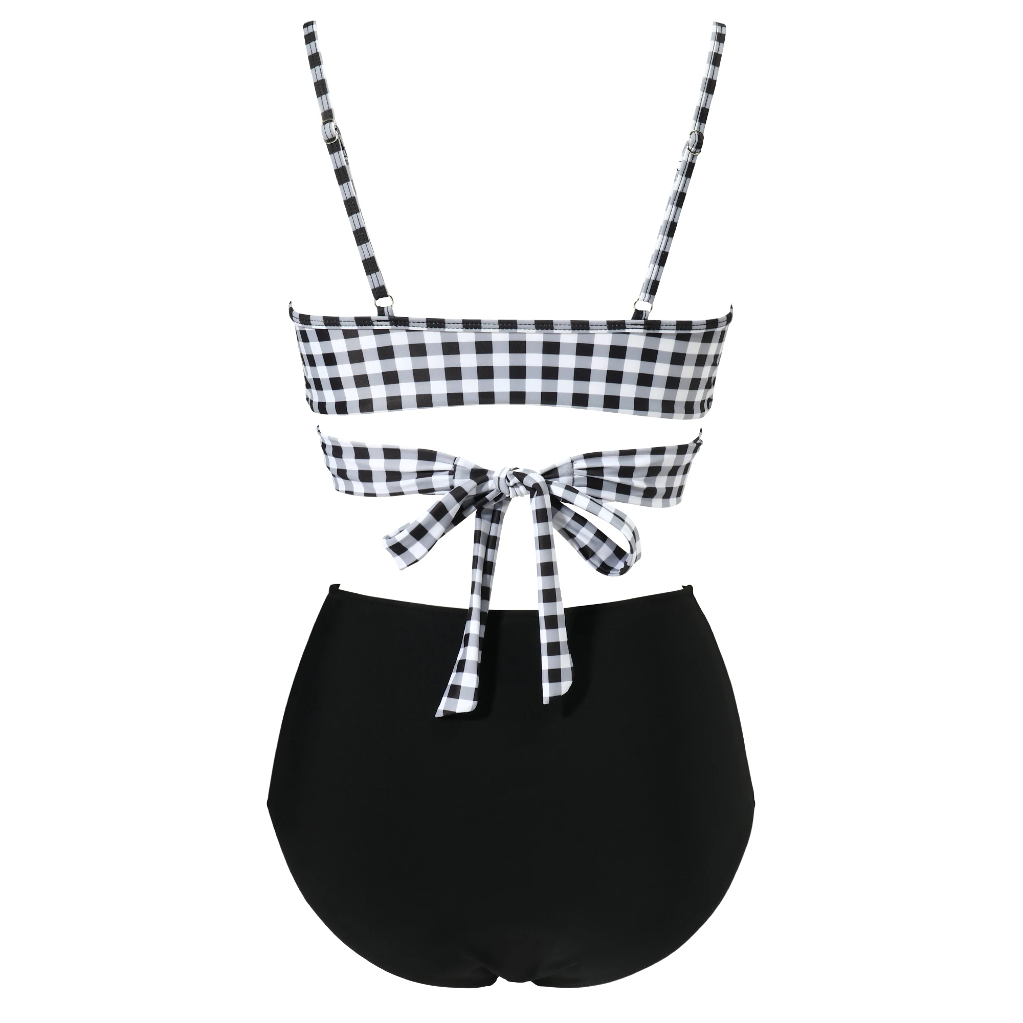 Bikini Push-Up para Mujer, Traje de Baño Sexy 2026, Conjunto de Bikini Brasileño de Cintura Alta, Traje de Baño Sólido para Playa