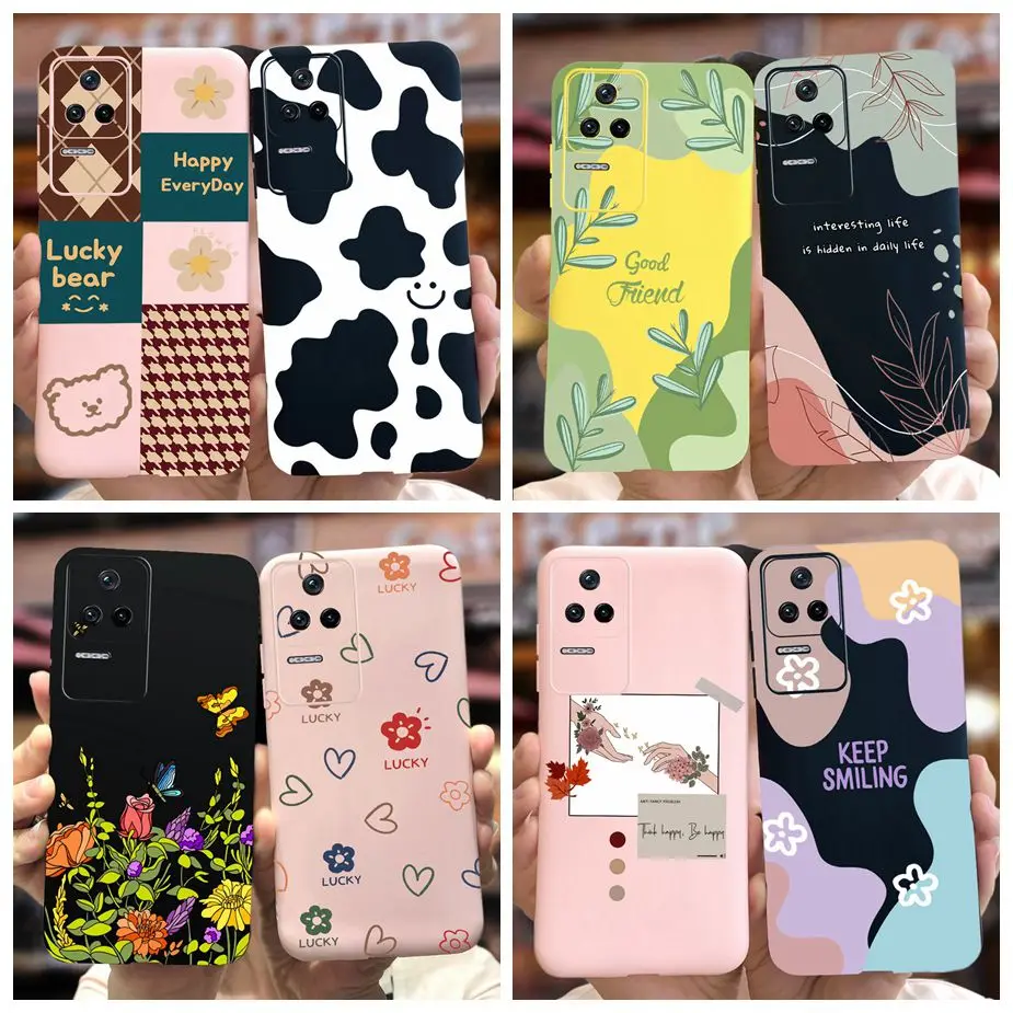 

Чехол для Xiaomi Poco F4, цветной задний Чехол с художественным рисунком для Xiaomi Poco F4 GT PocoF4, чехол для телефона 6,67 дюйма, мягкие силиконовые чехлы, Обложка