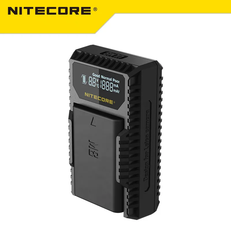 nitecore ULM9 USB Travel Charger For Leica BLI-312 Batteries Leica Camera BM8 M8 M8.2 M9 M9-P M-E