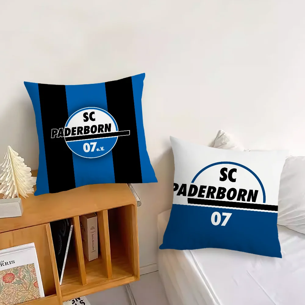 Football cushion cover Living Room Headboard Bedroom Office Cushion Cushion Sofa Nap Time S-SC Paderborn-s 07 Club Pillow Case