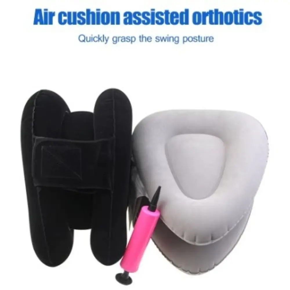 

Gift Soft Golf Swing Trainer Inflatable with Inflator Pump Golf Training Aids Exerciser Practice Tool Golf Arm Corrector Golfer