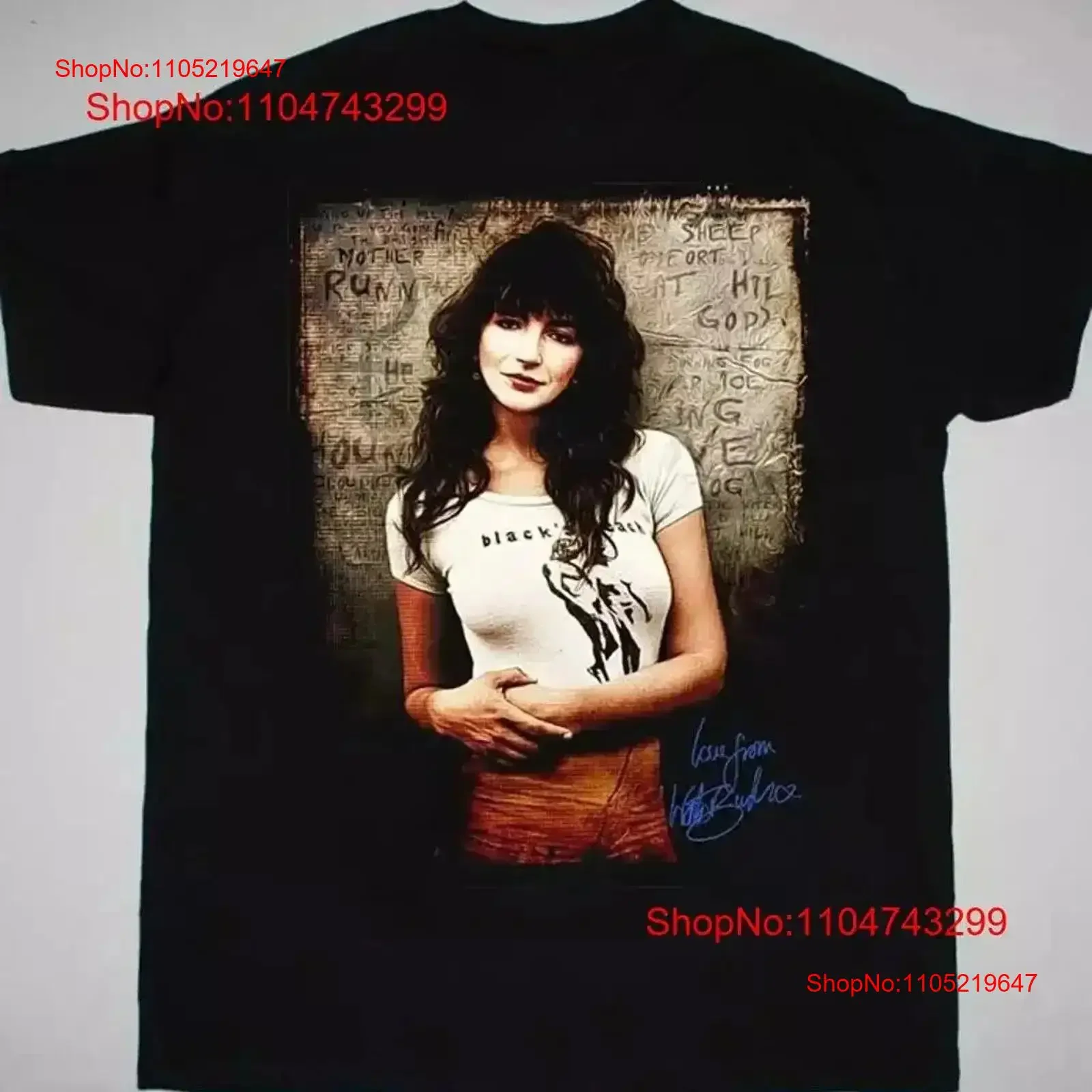 

New Kate Bush signature For Fans S 5XL T Shirt TU01_119 vintage Washed designer clothes Stretched Breathable Stylish vintage