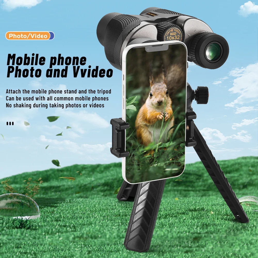 New Compact ED 10x32 Binoculars High Powered Telescope Stable imaging For Travel Photography Watching Concerts Football Matches - view 3