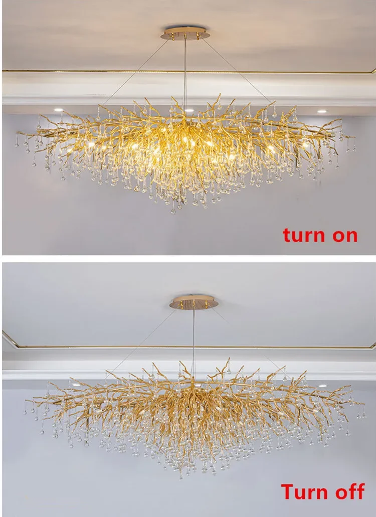 Luxury Crystal led Ceiling Lights Chandeliers Home Hanging Pendant Lamp Living Dining Room Bedroom Lustre Lampara techo