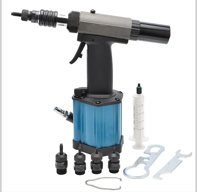 

Industrial M3~M8 Pneumatic hydraulic rivet nut gun air nut riveter puller setting tools with rivet heads