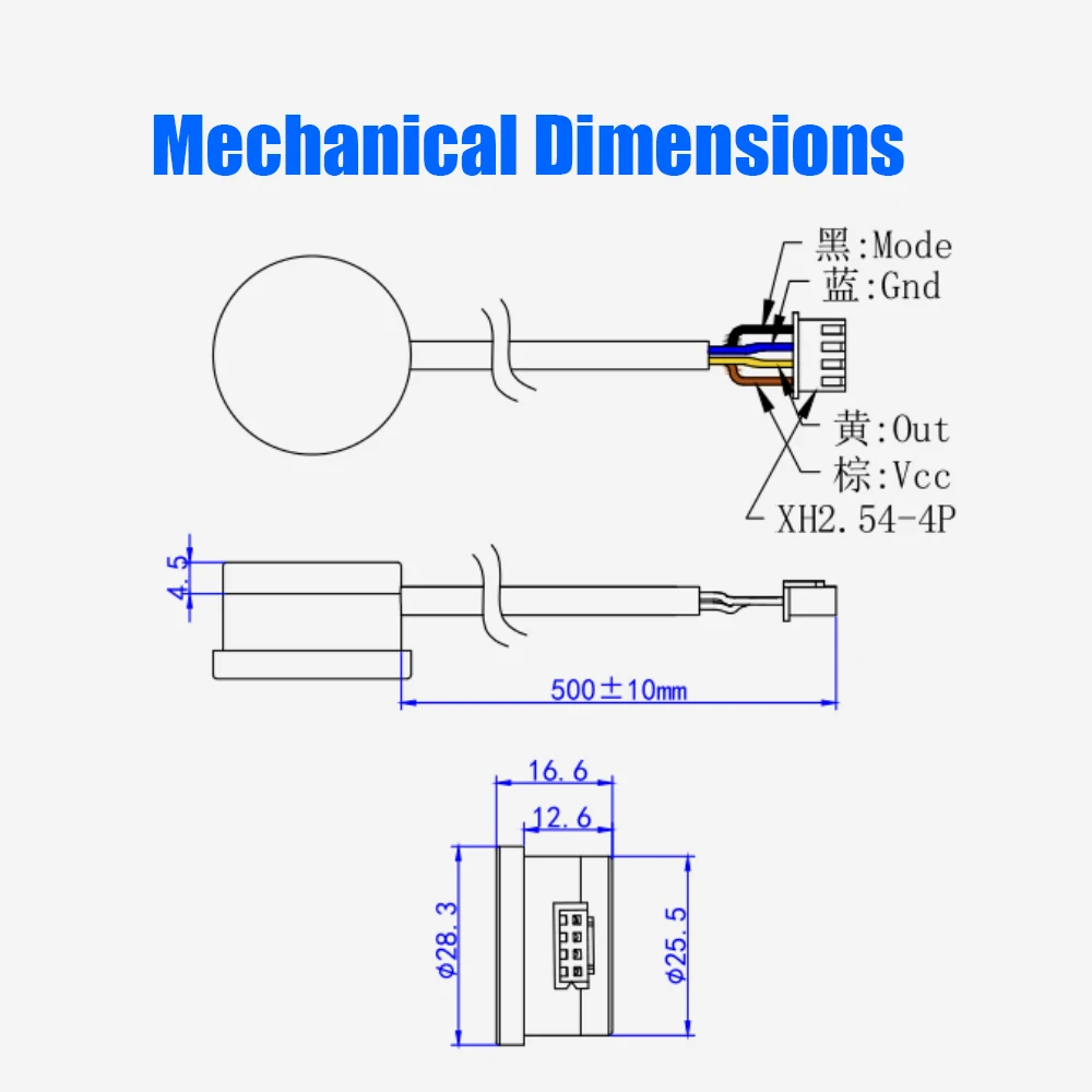 30 STKS Geen Touch Schakelaar Brandstofniveausensor Capacitieve Sensor Pijp Waterniveausensor Vlotterschakelaar Waterniveauschakelaar NPN Uitgang