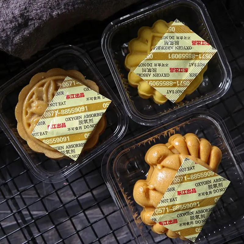 Mooncake สารดูดความชื้น 100 กระเป๋าเก็บวิตามินและแร่ธาตุโภชนาการวัสดุสำหรับเดินทางกลางแจ้งสูญญากาศ Mooncake แพ็คเก็ต Drop Ship