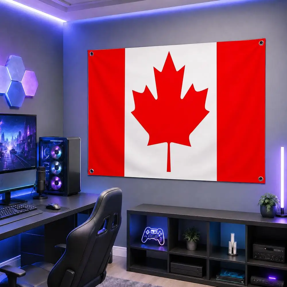 Classic Country C-CanadaS Flags Washable Fade-Resistant Flag HD Print Lightweight Durable Indoor/Outdoor