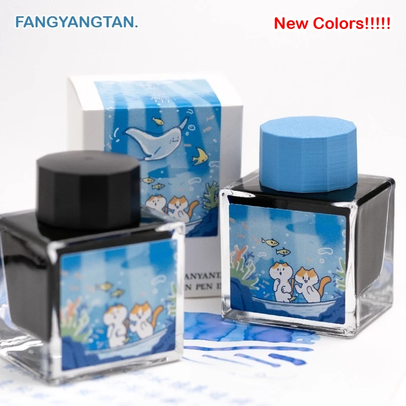 FANGYANGTAN 59 Colors 50/20ml Sheen Fountain Pen Ink Non-Carbon for JINHAO Hongdian MAJOHN Stationery School Supplies