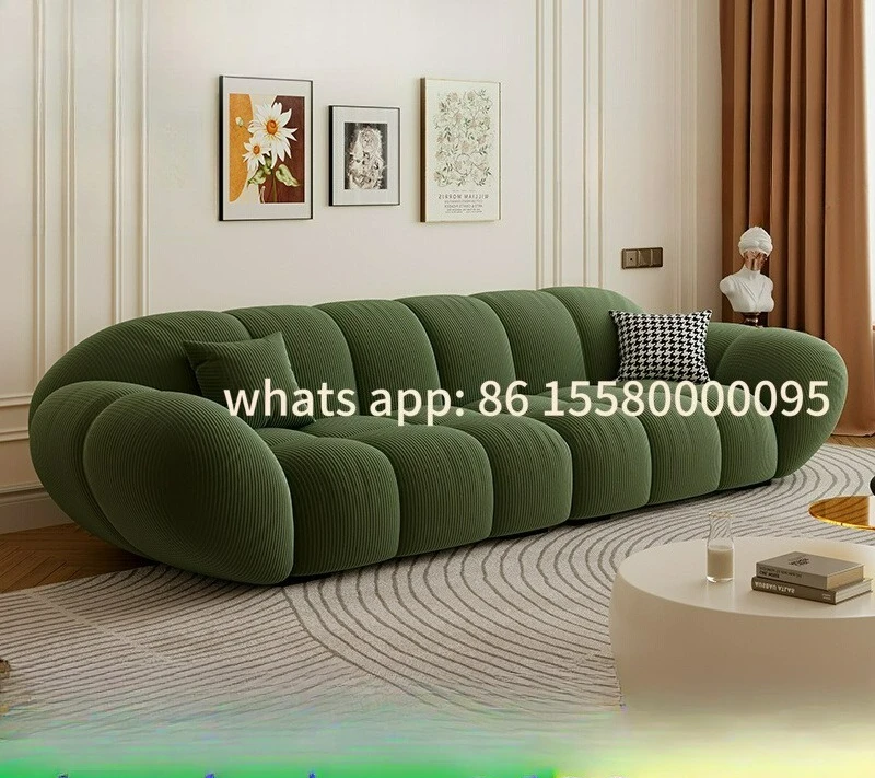 

Customizable French Cream Wind Petal Cloud Sofa Small Unit