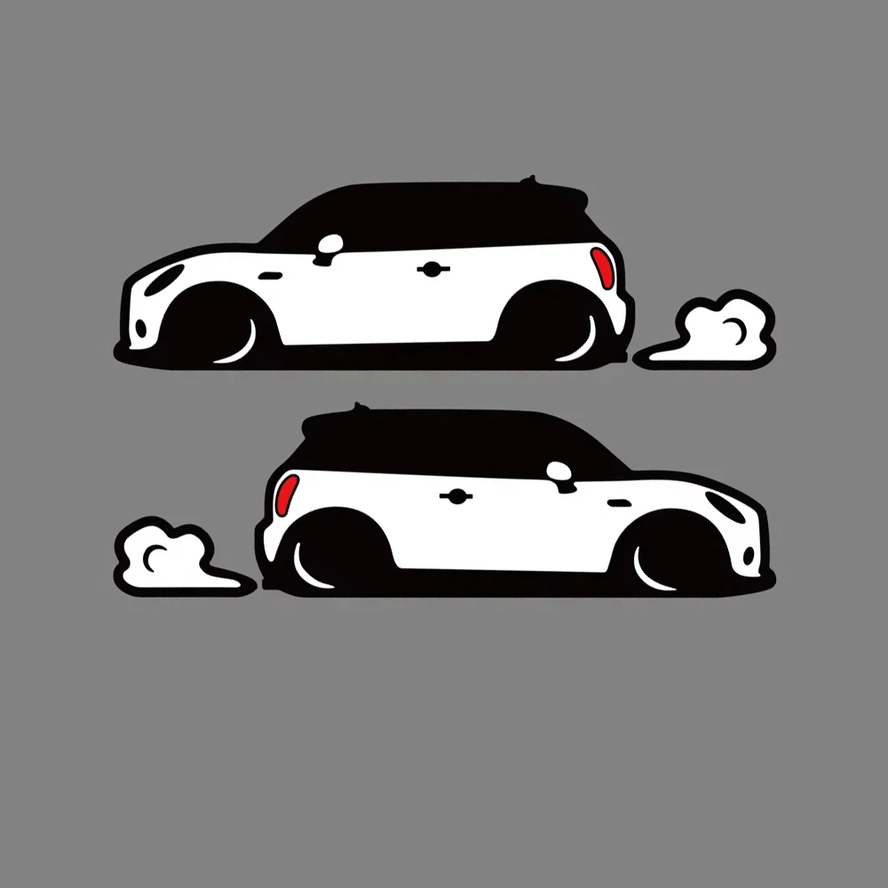 Car Stickers Vinyl Decor Decals Auto Tuning Accessories for MINI Cooper S R55 R56 F56 F55 F57 F60 R60 Countryman JCW