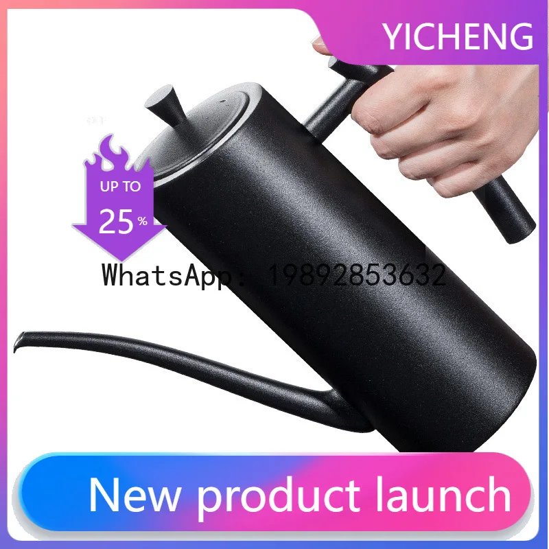 

304 stainless steel oil dispenser - kitchen color-coated angled spout oil bottle - leak-proof design for soy sauce, cooking oil,