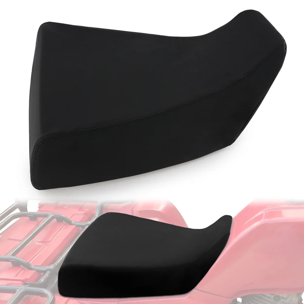 

For Honda ATC 250 ATC250 ES Big Red 1985-1987 Motorcycle Non-Slip Seat Cover PVC Leather Striped Grip Gripper Seat Cover & Foam