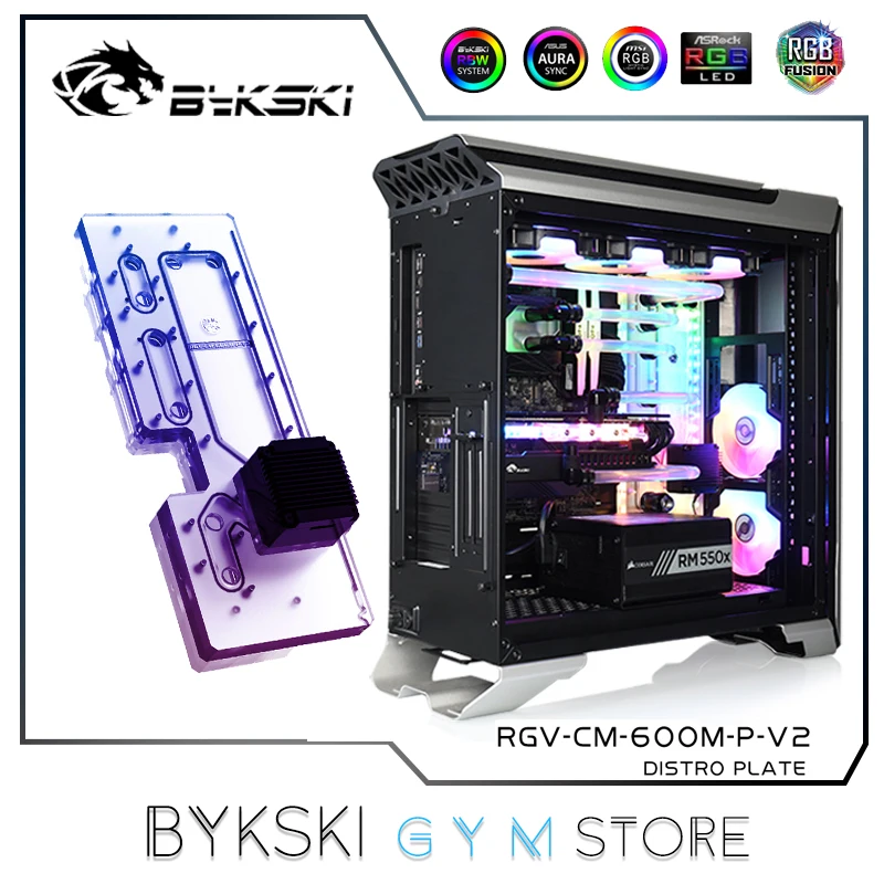 

Bykski Distro Plate Kit For COOLER MASTER SL600M Case,Waterway Board+Radiator+Fittings For PC CPU GPU Cooling