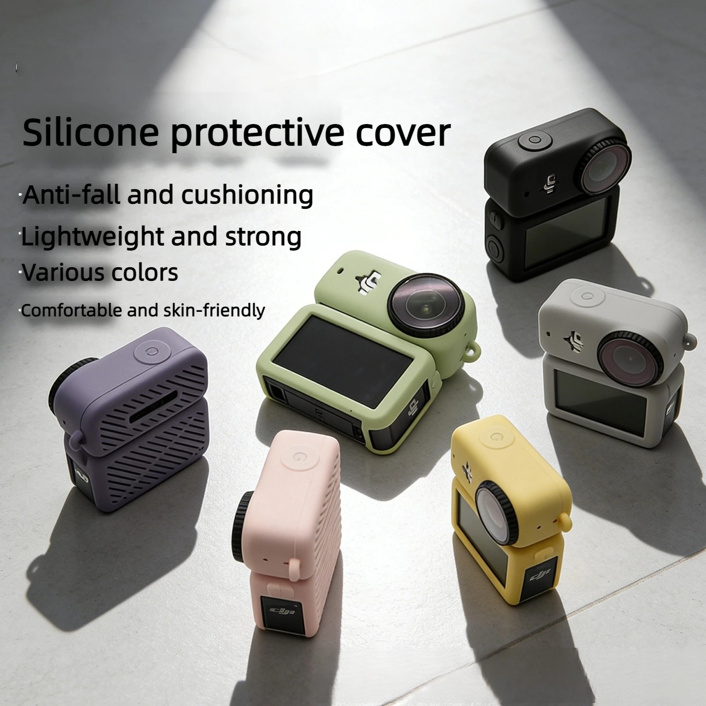 DJI Osmo Nano Silicone Protective Cover Lens Cover Protection Scratch Resistant Wear Resistant Sports Camera Accessories