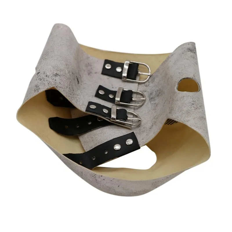 Trucco spaventoso per metà viso di Halloween Tokyo Ghoul - Maschera cosplay Kaneki Ken, accessorio per feste di film horror, maschera stile slipknot