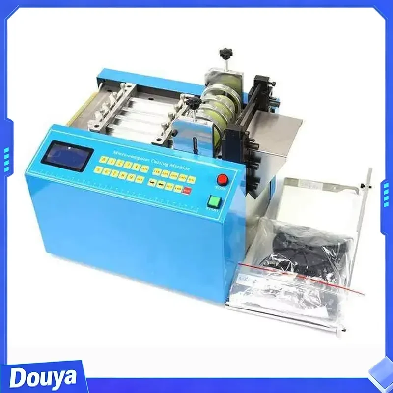 PE Tube PVC Card Paper Sleeve Nickel Belt Copper Film Wire Cutter Nylon Tube Automatic Film Cutting Machine