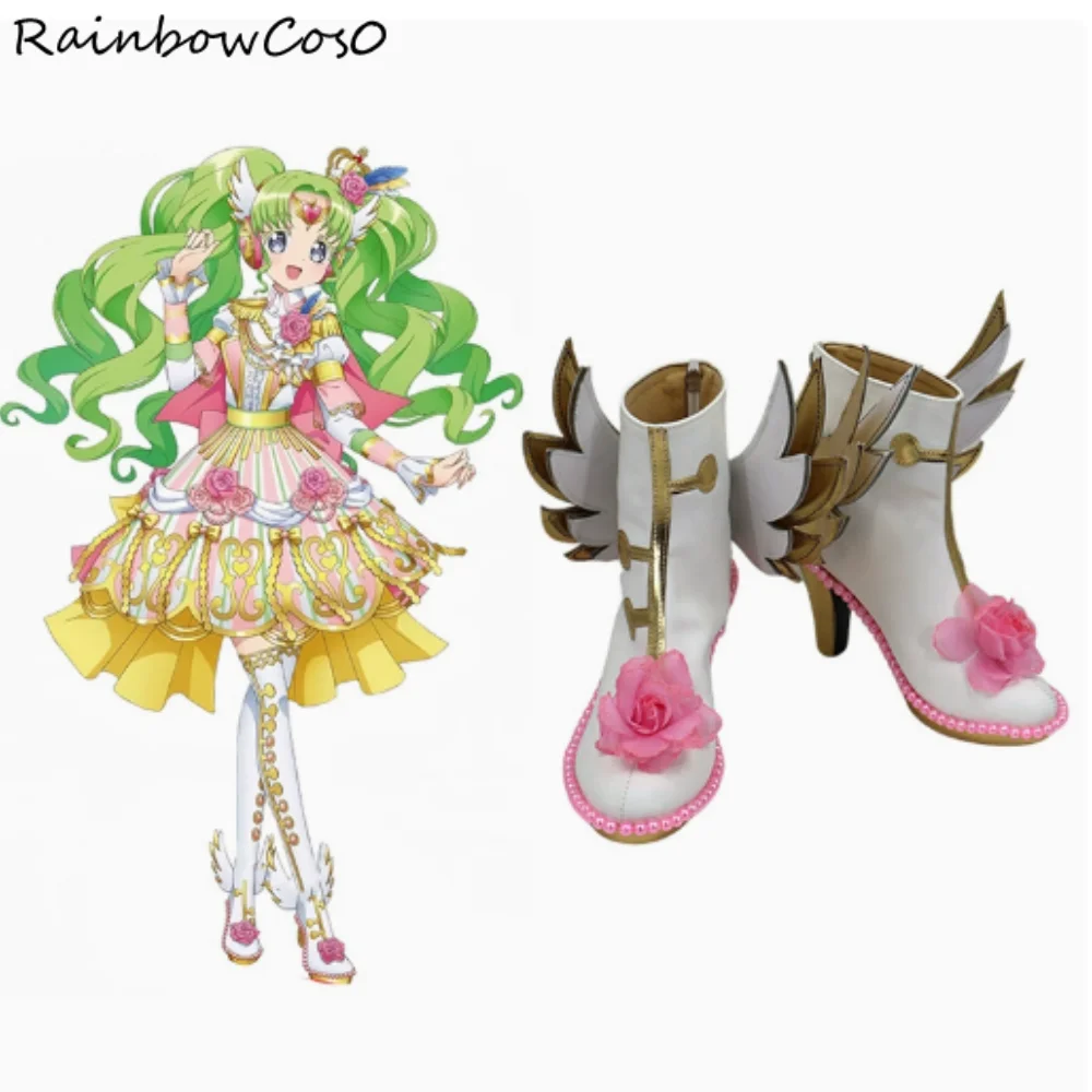 

Falulu PriPara Cosplay Shoes Boots Game Anime Party Halloween RainbowCos0 W4773