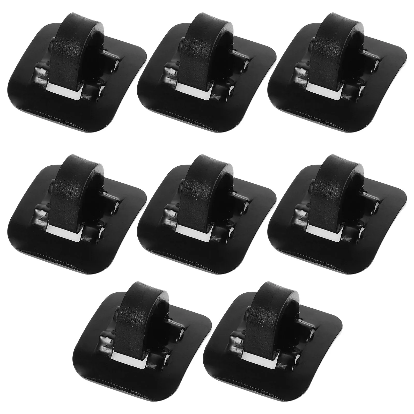 

8Sets Derailleur Cable Clip Bicycle Brake Cable Clamp Alloy Shifter Tube Guide Adhesive Housing Clip Road Bike Hose Guide