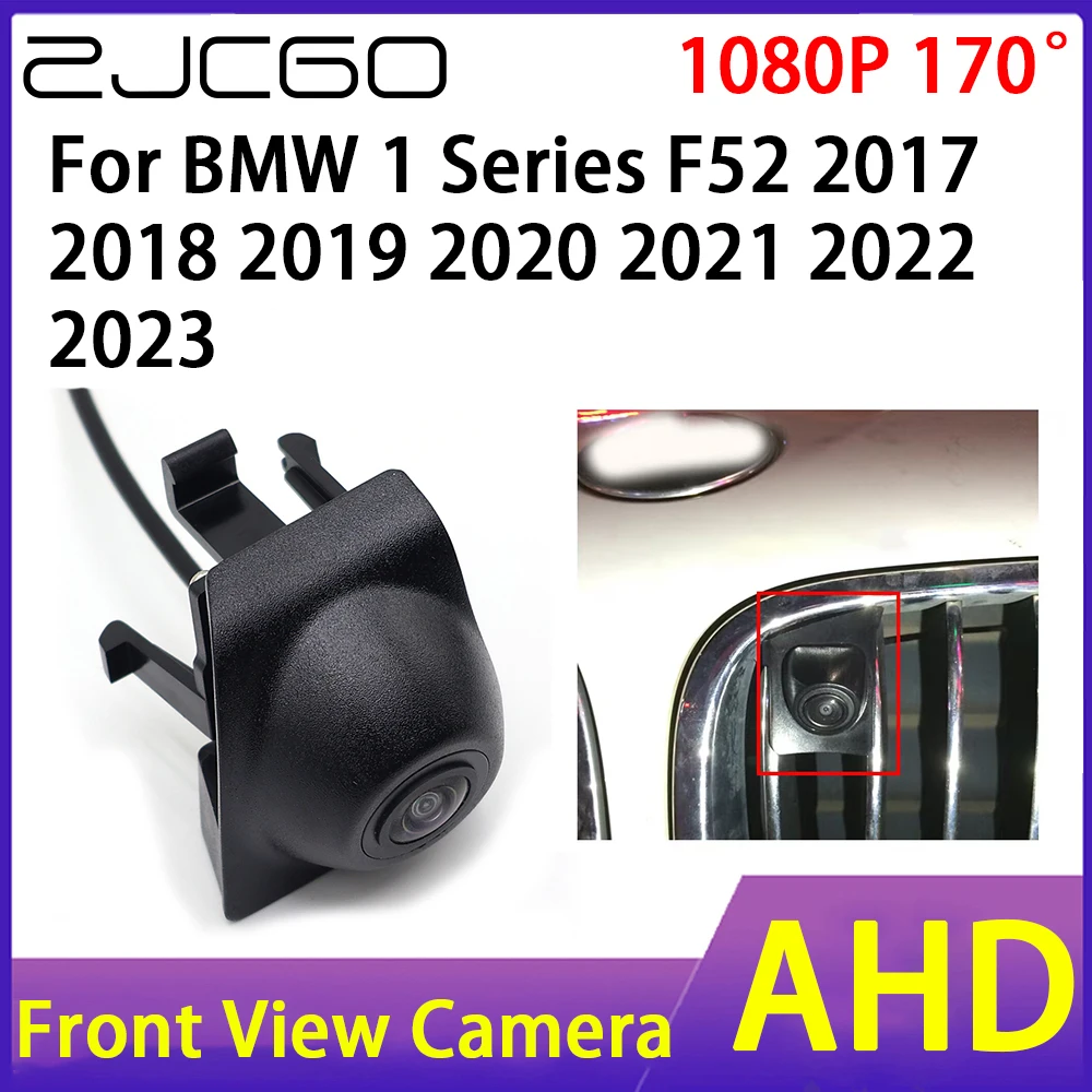 

ZJCGO Car Front View Camera AHD 1080P Waterproof Night Vision CCD for BMW 1 Series F52 2017 2018 2019 2020 2021 2022 2023