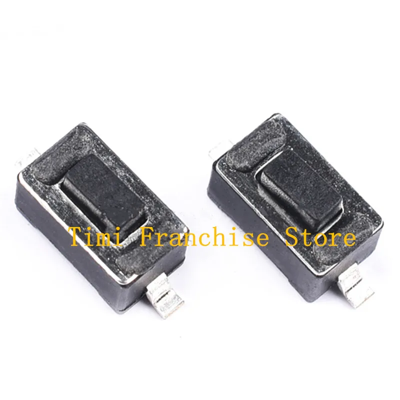 1000PCS 3*6*4.3mm 2pin SMD Tact Switch Push Button Touch Micro Switch 3X6X4.3H black Button 3X6MM 3*6H