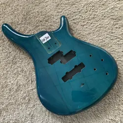 Blue Color 4 Strings Electric Bass Guitar Body Solid Basswood  DIY Replacement Part FOR PJB Bass Active Model  DB740